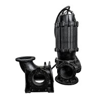 Насос погружной канализационный  CNP 100WQ100-39-22AC(I)* 22кВт 3х380В чугунный без автоматической трубной муфты DN100 кабель 9м 40гр.